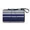Picnic Time Family Of Brands Blanket Tote Outdoor Picnic Blanket, Blue Stripe Pattern with Navy Flap 820-00-107-000-0 - alternate 5