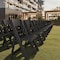 Flash Furniture Hercules Tucker Black Lightweight Foldable Polypropylene Resin Chair LE-L-1M-BK-GG - alternate 2