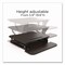 Union & Scale FlexFit Manual Adjustable Desk Converter, 26.7 x 30.8 x 5.9 to 19.6, Black UN44901-CC - alternate 2
