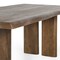 Homeroots 80" Brown Solid Wood Dining Table 549039 - alternate 2
