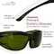 Bison Life PrimeX IR5, Welding Safety Glasses, Anti-Fog & Anti-Scratch, Green Lens SH-PRXSG-FCGN-MS14-IR3 - alternate 5