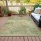 Homeroots 5' X 8' Sage And Beige Abstract Washable Indoor Outdoor Area Rug 630886 - alternate 2