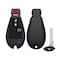 Aks Keys Fobik Key Case Shell 4B Compatible with RAM Jeep GQ4-53T New Uncut Blade Y159 RS-DODGE-06 - alternate 1