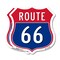Signmission Route Marker Shield Sign Route 66, 18 inch X 18 inch, Plastic Sign, 2PK SHI-P-2PACK-18-459 - alternate 1