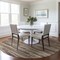 Homeroots 8' Brown And Beige Round Abstract Washable Indoor Outdoor Area Rug 613075 - alternate 3