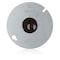 Leviton Straight Blade Receptacle, 5-15R, 15 A, 125V AC, 2 Pole, 3 Wire, Flush Mount, Grounded 5059 - alternate 1