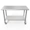 Koolmore 24'' x 48'' 18-Gauge 304 Stainless Steel Commercial Work Table with Casters CT2448-18C - alternate 2