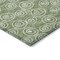 Homeroots 5' X 8' Green And Ivory Geometric Washable Indoor Outdoor Area Rug 583343 - alternate 3