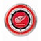 Holland Bar Stool Co Detroit Red Wings Double Neon 19" Clock, NHL Clk19DetRed - alternate 1