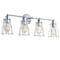 Jonathan Y Evelyn 29.5" 4-light Metal Vanity Light, Chrome JYL7418A - alternate 4