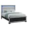 Global Furniture Usa Contemporary Glam Soleil Charcoal Queen Bed SOLEIL-CHARCOAL-QB - alternate 2
