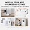 Vevor Laundry Universal Pedestal 27" Wide for Washer Dryer Stand Platform YN-WM01 - alternate 2