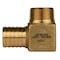 Water Source Yard Hydrant Elbow, 1 in, Barb x MPT, 90 deg Angle, Brass, 120 psi Pressure HE101NL - alternate 2