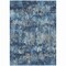 Homeroots 5' X 8' Navy Blue And Denim Blue Striped Washable Indoor Outdoor Area Rug 609559 - alternate 2