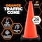 Xpose Safety Traffic Safety Cone, 28 in, PVC Plastic, No Collar, DOT Approved, Orange, 48 pk OTC28-48-X - alternate 3