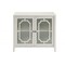 Homeroots 34in White Sideboard with Two Glass Doors 286455 - alternate 1
