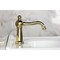 Kingston Brass One-Handle Single-Hole Bathroom Faucet with Push Pop-Up Drain, Polished Brass KS3542RNK - alternate 2