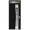 Vdomdoors Aluminum Door Cynex 6116 Black Entry Steel Metal Modern Painted W36xH80+14 Right Inswing CYNEX6116EXD-BLK-W36xH80+14-RH-I - alternate 2