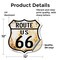 Signmission Route Us 66 Rustic, 12 Inch X 12 Inch, Vinyl Decal SHI-D-12-485 - alternate 2