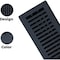 Sierra Grates 4 in. H X 14 in. W Powder Coat Steel, Granite Grey Floor Register CTP414-GRY - alternate 2