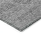 Homeroots 5' X 8' Gray And Charcoal Floral Washable Indoor Outdoor Area Rug 605724 - alternate 3