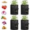 Ipower Potato Grow Bags with Flap 10 Gallon, Garden Planting Pot with Durable Handle and Harvest Wi, 4PK GLGROWBAGWINDOW10X4 - alternate 1