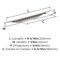 Amerock Current 6-5/16 inch (160mm) Center-to-Center Satin Nickel Cabinet Pull, 10PK 10VMP37213G10 - alternate 2