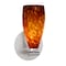 Besa Lighting Karli Wall Sconce, Amber Cloud, Satin Nickel Finish, 1x40W Halogen 1SX-719818-SN - alternate 1