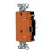 Hubbell Wiring Device-Kellems Straight Blade Receptacle, 5-20R, 20 A, 125V AC, 2 Pole, 3 Wire, Surface Mount, Grounded DR20STOTR - alternate 1