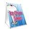 Signmission Ice Cream Sodas, 24 Inch x 18 Inch A-frame Yard Sign, Plastic Sign SBC-1824-Ice Cream Sodas - alternate 1