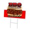 Signmission BBQ Pulled Pork Sandwich Yard & Stake plastic window, 1216-BBQ Pulled Pork Sandwich C-DC-1216-BBQ Pulled Pork Sandwich - alternate 1