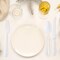 Smarty Had A Party White Baroque Disposable Plastic Cutlery Set - 480 Spoons, 480 Forks and 480 Knives, 1440PK 8330-WH-CS-CASE - alternate 3