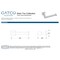 Gatco Glam Too Euro Toilet Paper Holder, Chrome 5633 - alternate 2