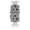 Leviton Duplex Outlet, Gray 20A 125V 5362-S1G - alternate 1