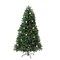 Elf Stor 6ft Prelit Christmas Tree Artificial Spruce Tree w/ 250 Warm White, Color Changing Lights & Stand 50-300-6LIT - alternate 1