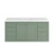 James Martin Vanities Chicago 60 in. Single Vanity, Smokey Celadon, w/ 3 CM White Zeus Silestone Top 503-V60S-SC-3WZ - alternate 3