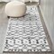 Jonathan Y Aksil Moroccan Beni Souk Cream/Black 2 ft. x 8 ft. Runner Rug MOH208A-28 - alternate 1
