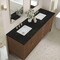 James Martin Vanities Myrrin 72" Vanity, Mid Century Walnut, w/ 3 CM Phantome Eclos Top 485-V72-WLT-3PHT - alternate 2