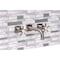 Kingston Brass Double-Handle Wall Mount Bathroom Faucet, Brushed Nickel KS6128NX - alternate 2