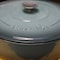 Crock-Pot Artisan Enameled 5 Quart Cast Iron Round Braiser Pan with Self Basting Lid in Slate Grey 112001.02 - alternate 1