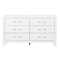 Homeroots 58" White Wood Six Drawer Double Dresser 564675 - alternate 3