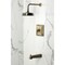 Kingston Brass Single-Handle Pressure Balanced Tub and Shower Faucet, Antique Brass KB5893NDL - alternate 3