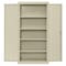 Sandusky Lee Shelving Storage Cabinet, 72 in H, 36 in W, 18 in D, Swing, Keyed, Putty, 4 Shelves, 0 Drawers CA41361872-07 - alternate 3