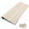Waterlock Pro Aluminum Gutter Guard, Cream, 25ft WP-5KS-025-CRM - alternate 1