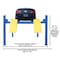 Atlas Automotive Equipment 414 Commercial Grade 14,000 Lb. 4-Post Lift ATTD-414 - alternate 3
