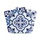 Homeroots 5" X 5" Azul Multi Mosaic Peel and Stick Tiles 400326 - alternate 1