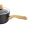 Korkmaz Montana 2 Piece 2 Liter Aluminum Nonstick Saucepan with Lid and Faux Wood Handles A1240 - alternate 2