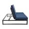 Leisuremod Chelsea 2-in-1 Convertible Sofa & Double Chaise, Aluminum, 660lb Capacity CLBL-82BU - alternate 2