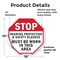 Signmission Stop Hearing Protection & Safety Gl, 10 Inch X 10 Inch, Vinyl Decal OC-D-10-220 - alternate 2