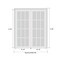 Vdomdoors Solid French Double Doors 84 x 84in, Nebraska Grey W/ Frosted Glass, Closet Bedroom Sturdy Doors SETE6933DD-NEB-8484 - alternate 2